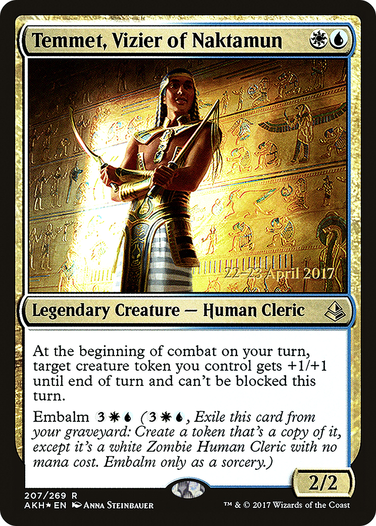 Temmet, vizir de Naktamun (PAKH-207S) - Amonkhet Promos Foil