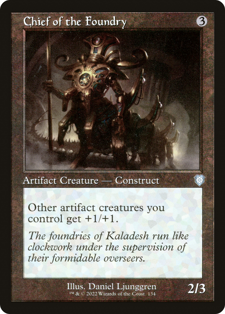 Chief of the Foundry (Retro Frame) (BRC-134) - The Brothers' War Commander