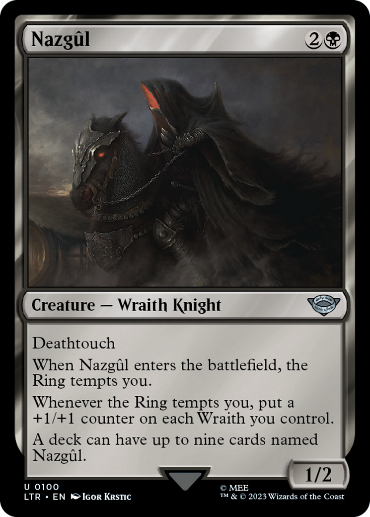 Nazgul (0100) (LTR-100) - The Lord of the Rings: Tales of Middle-earth Foil