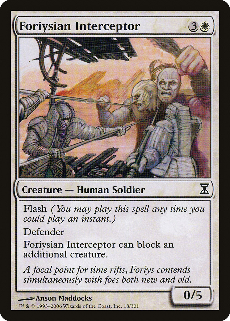 Foriysian Interceptor (TSP-018) - Time Spiral Foil