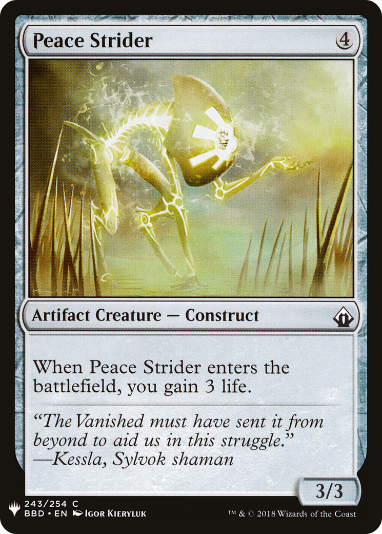 Peace Strider (LIST-BBD-243) - The List