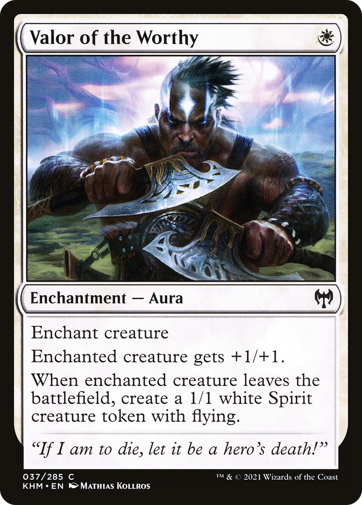 Valeur des Dignes (KHM-037) - Kaldheim Foil
