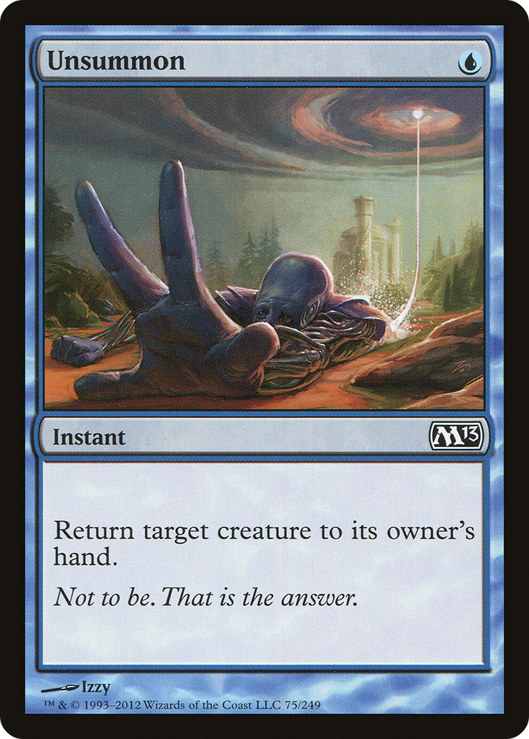 Unsummon (M13-075) - Magic 2013