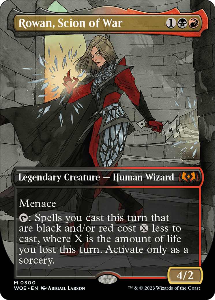 Rowan, descendant de la guerre (WOE-300) - Wilds of Eldraine (sans frontières) Foil
