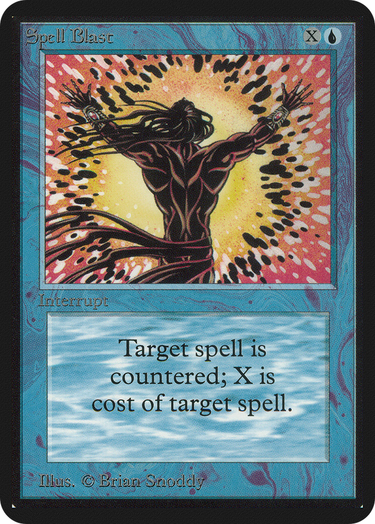 Spell Blast (LEA-079) - Édition limitée Alpha