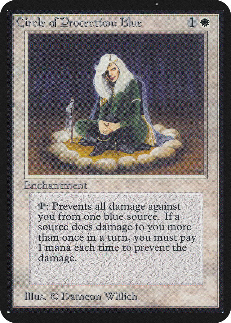 Circle of Protection: Blue (LEA-) - Limited Edition Alpha