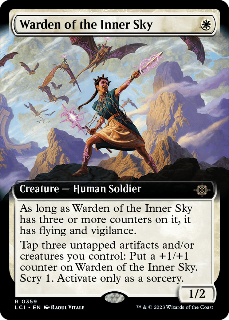 Warden of the Inner Sky (Extended Art) (LCI-359) - The Lost Caverns of Ixalan: (Extended Art) Foil