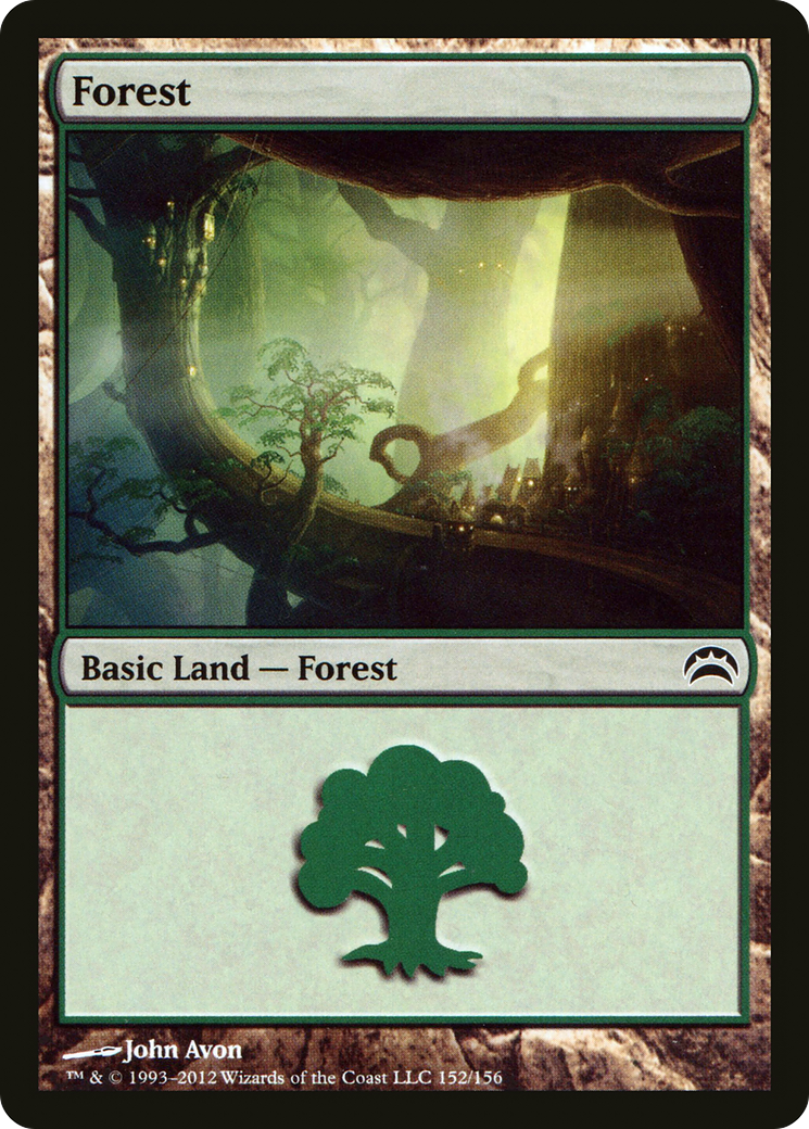 Forest (152) (PC2-152) - Planechase 2012 Foil