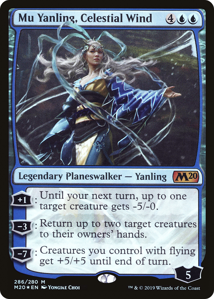 Mu Yanling, Celestial Wind (M20-286) - Core Set 2020 Foil