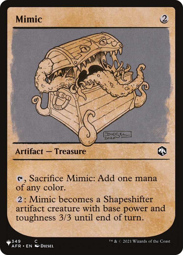 Mimic (Showcase) (LIST-AFR-349) - The List: (Showcase)
