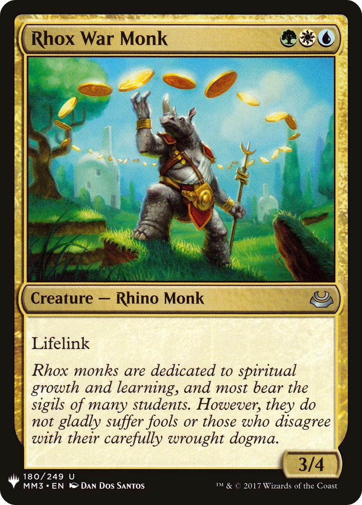Rhox War Monk (LIST-MM3-180) - The List