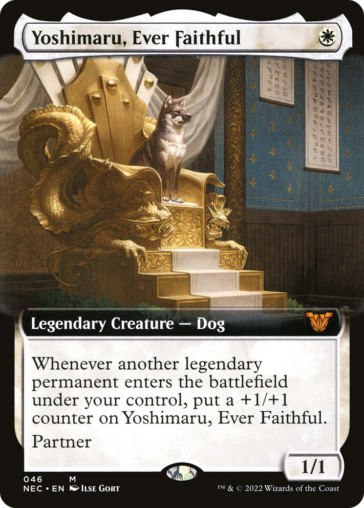 Yoshimaru, Ever Faithful (Extended Art) (NEC-046) - Neon Dynasty Commander: (Extended Art)