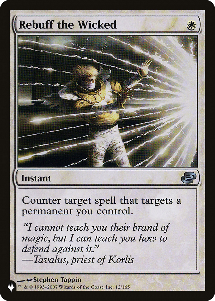 Rebuff the Wicked (LIST-PLC-12) - The List