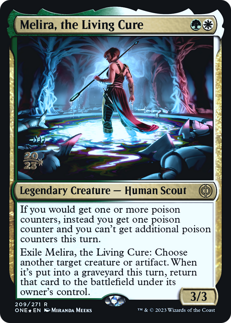 Melira, the Living Cure (PRE-209S) - Phyrexia: All Will Be One Promos Foil