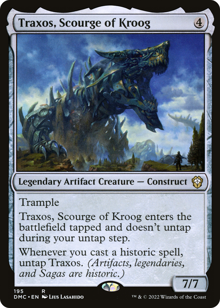 Traxos, Fléau de Kroog (DMC-195) - Commandant Uni de Dominaria