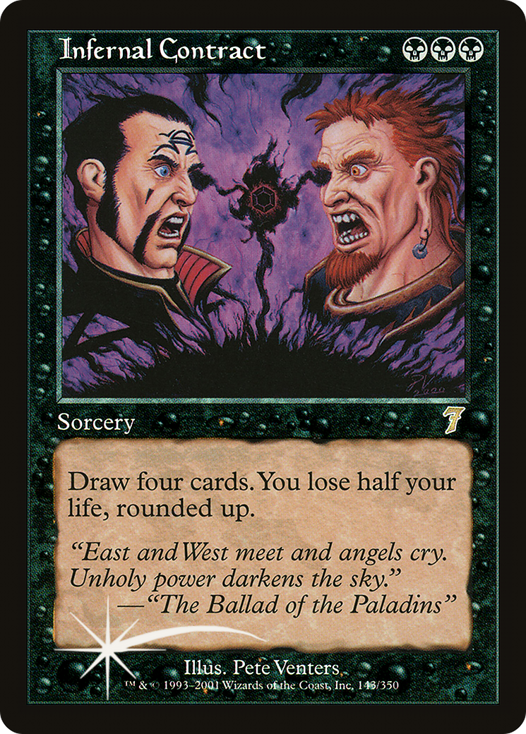 Contrat infernal (7ED-143★) - Septième édition