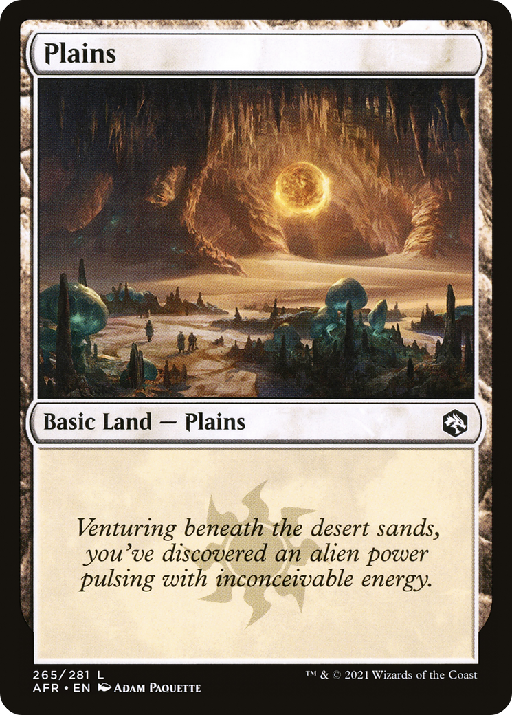 Plains (265) (AFR-265) - Adventures in the Forgotten Realms Foil