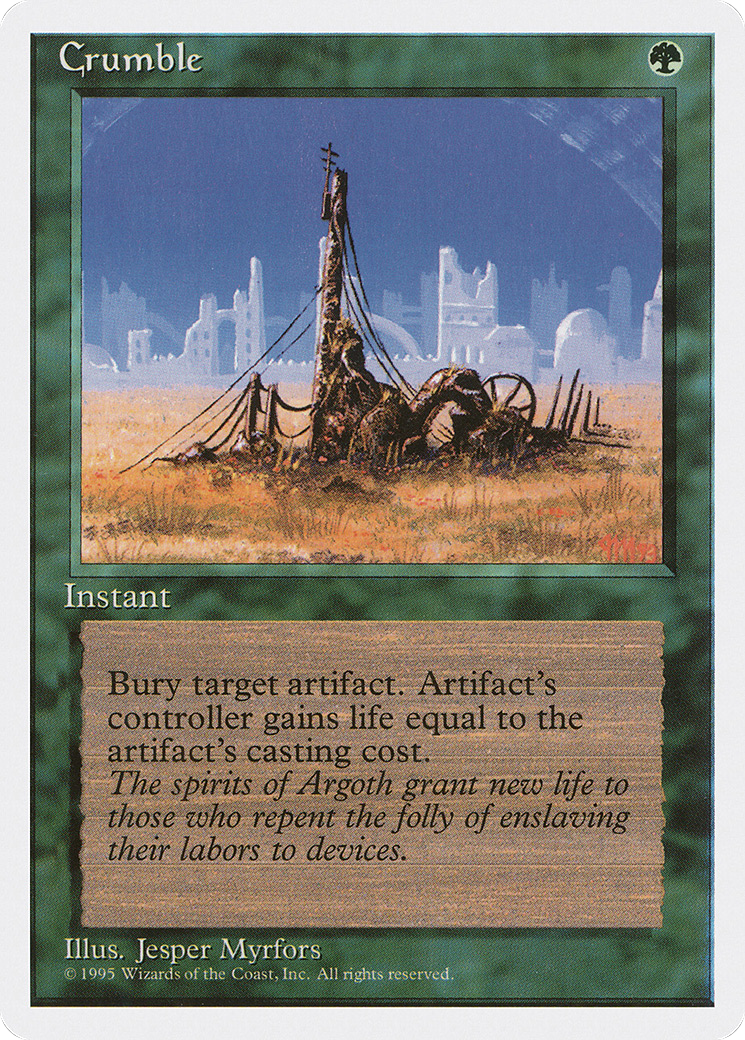 Crumble (4ED-239) - Quatrième édition