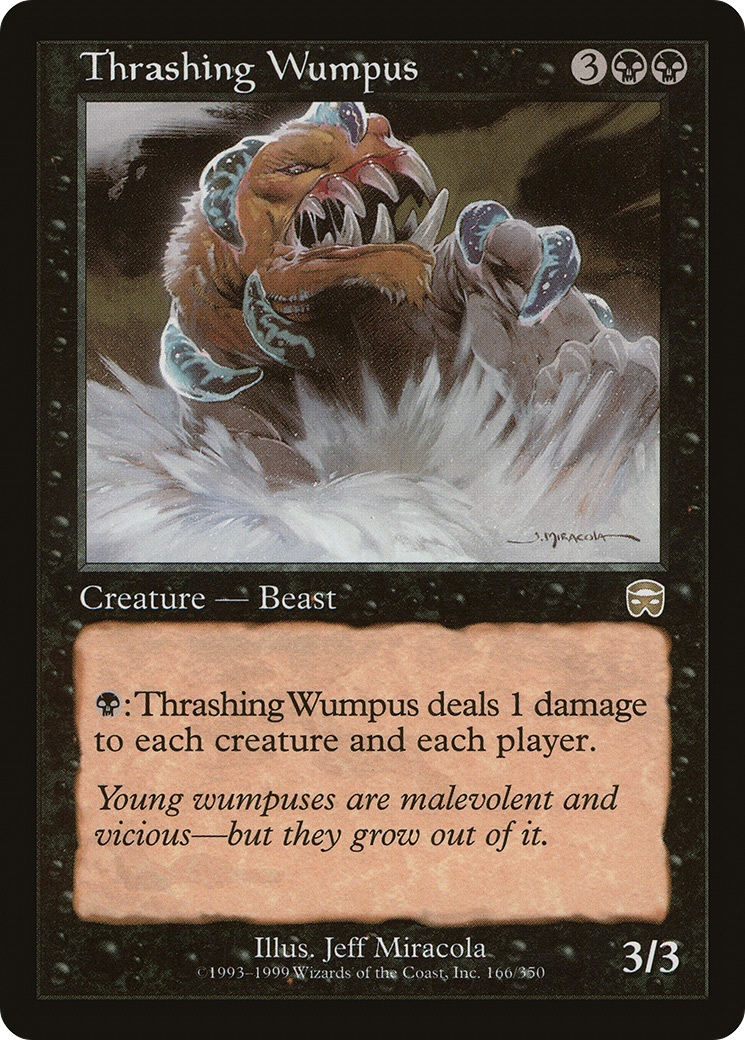 Thrashing Wumpus (MMQ-166) - Masques Mercadiens