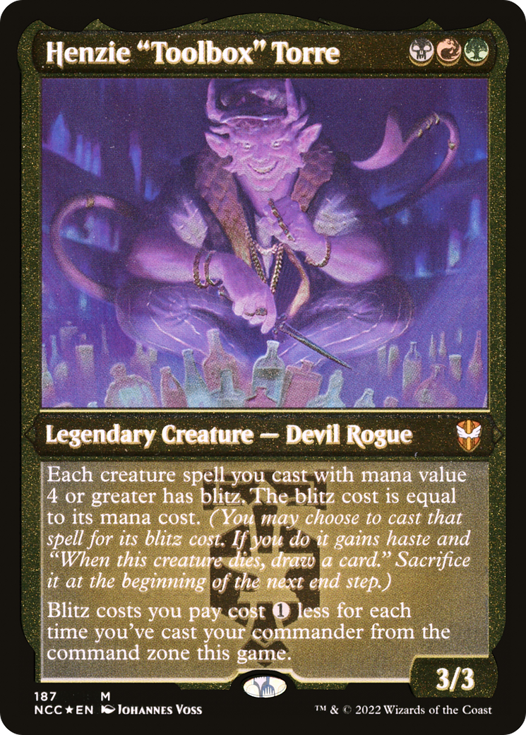 Henzie « Toolbox » Torre (NCC-187) - Nouvelle feuille gravée du commandant Capenna