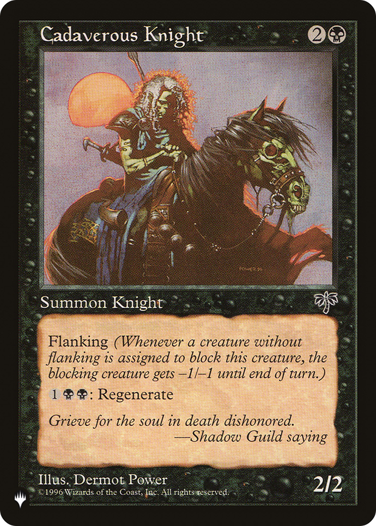 Cadaverous Knight (LIST-) - The List