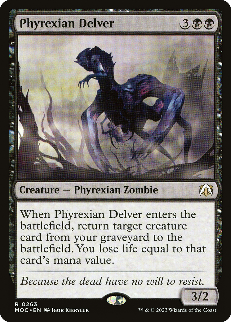 Phyrexian Delver (MOC-263) - March of the Machine Commander