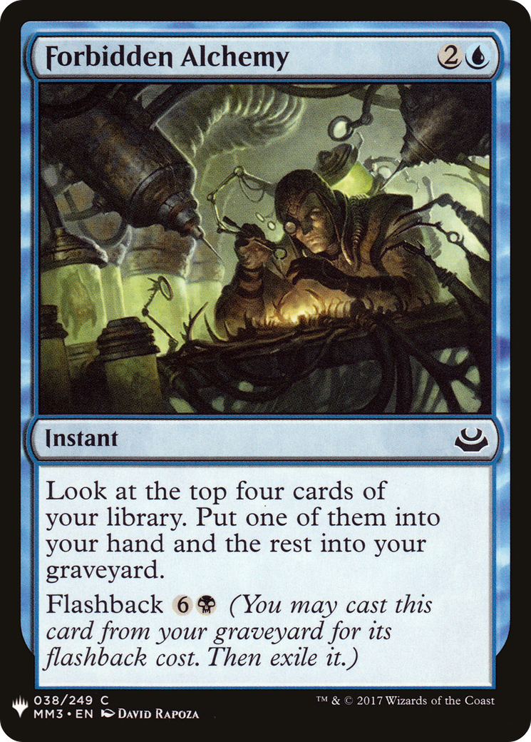 Forbidden Alchemy (LIST-038) - The List