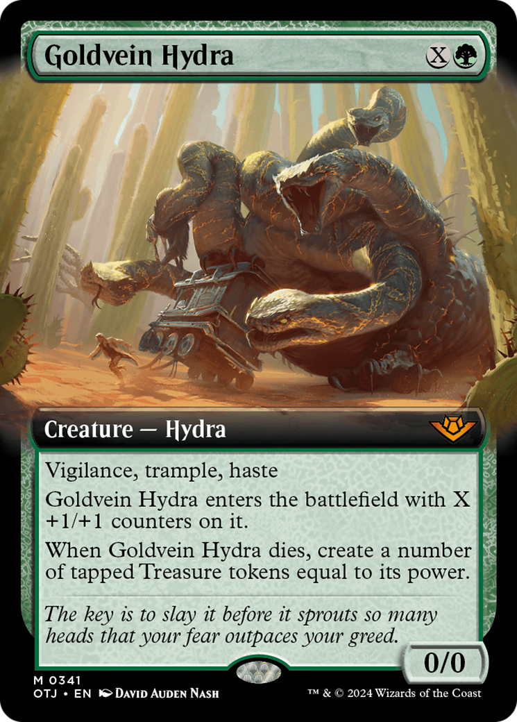 Hydre à veine d'or (OTJ-341) - Hors-la-loi de Thunder Junction : (Extended Art) Foil