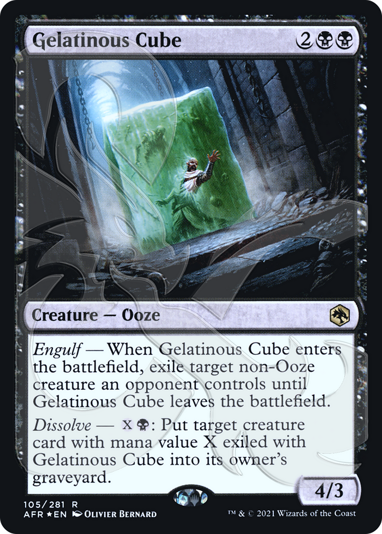 Gelatinous Cube (AFR&-105) - Adventures in the Forgotten Realms Promos Foil