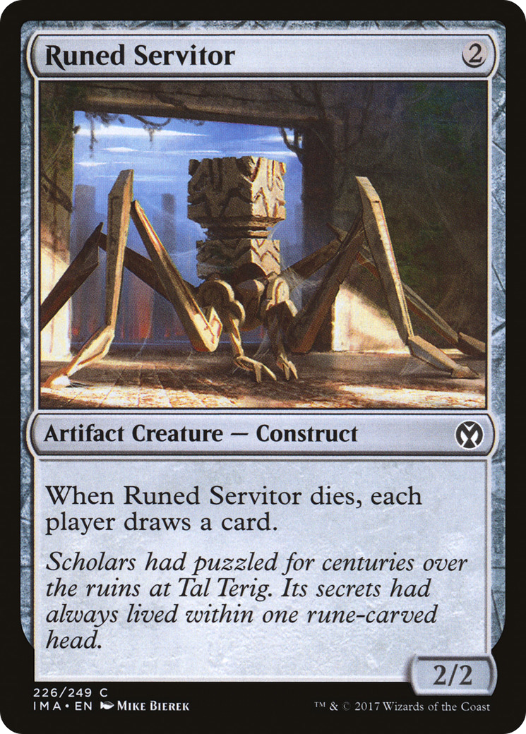 Runed Servitor (IMA-226) - Iconic Masters Foil