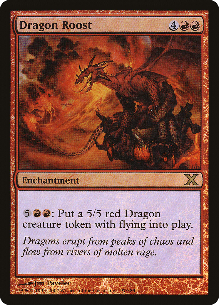 Dragon Roost (10E-197★) - Tenth Edition Foil