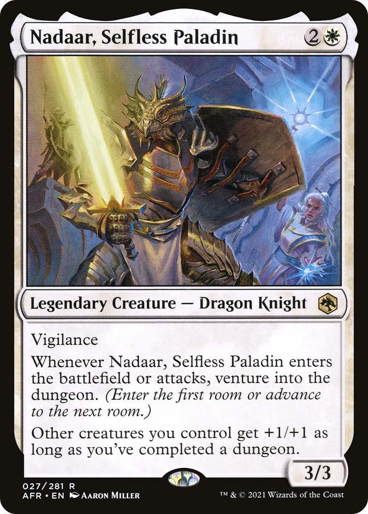Nadaar, Paladin Altruiste (AFR-027) - Aventures dans les Royaumes Oubliés (Foil)