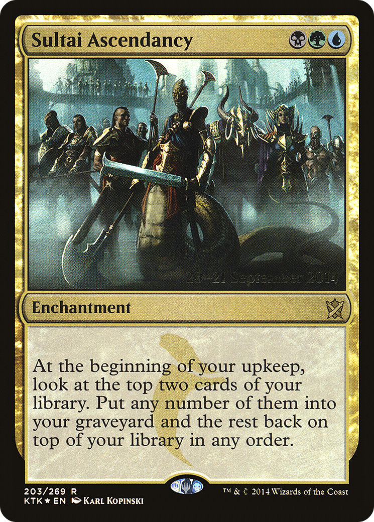 Sultai Ascendancy (PRE-203S) - Khans of Tarkir Promos Foil