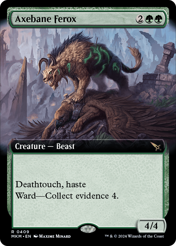 Axebane Ferox (MKM-409) - Meurtres au manoir de Karlov : (Extended Art) Foil