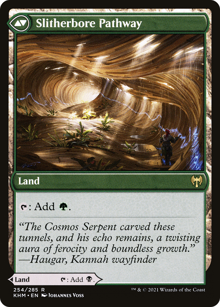Chemin Darkbore // Chemin Slitherbore (KHM-254) - Kaldheim Foil
