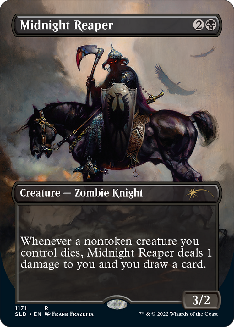 Midnight Reaper (SLD-1171) - Secret Lair Drop (Borderless) Foil
