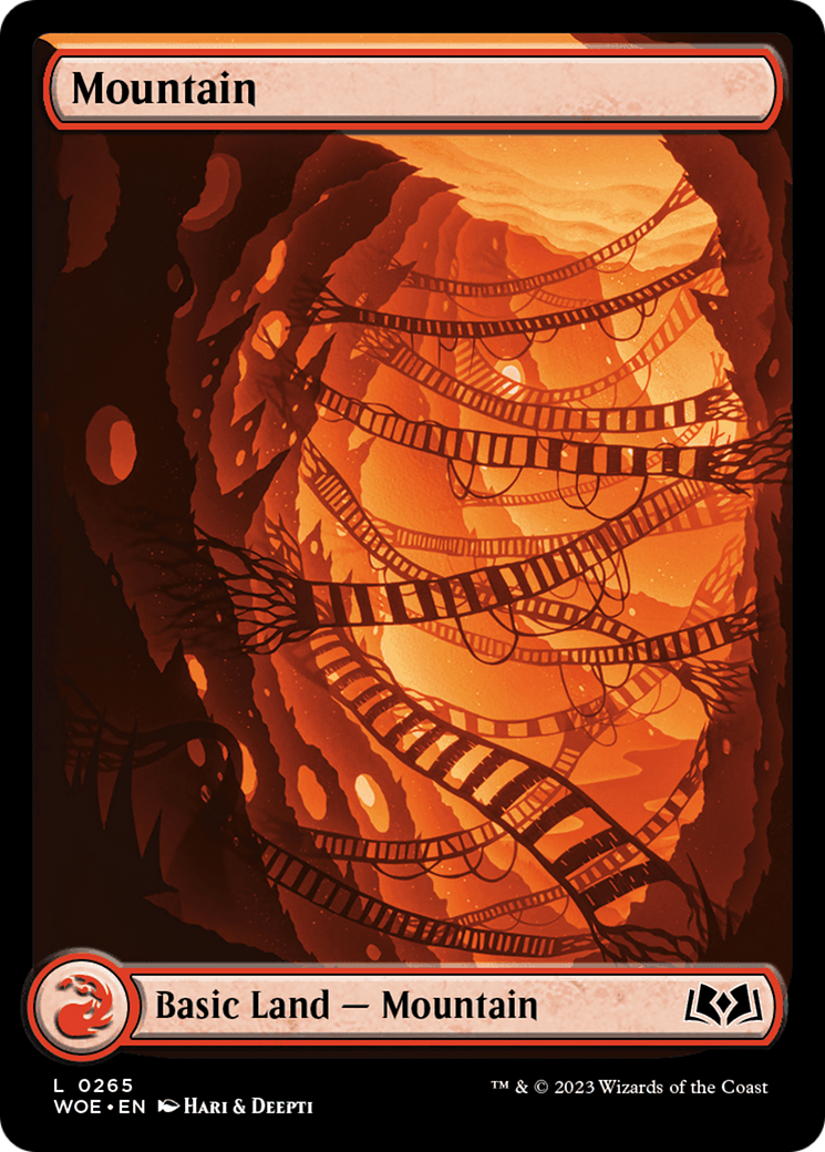 Montagne (WOE-265) - Les Terres Sauvages d'Eldraine : (Art complet)
