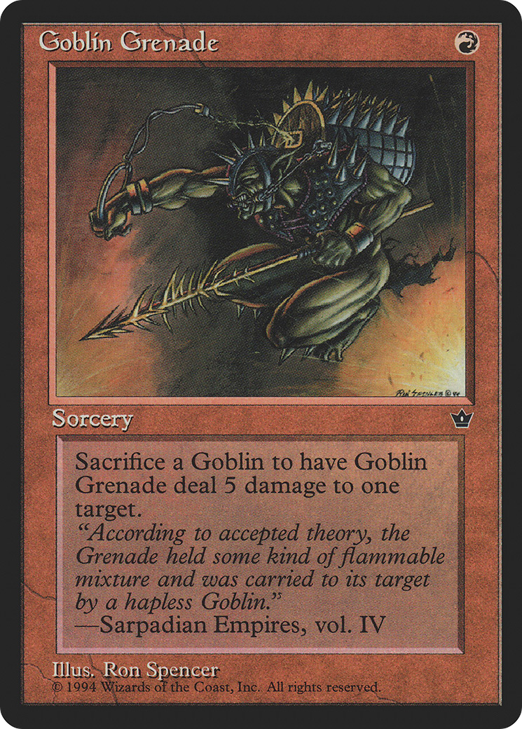 Goblin Grenade (Spencer) (FEM-) - Fallen Empires
