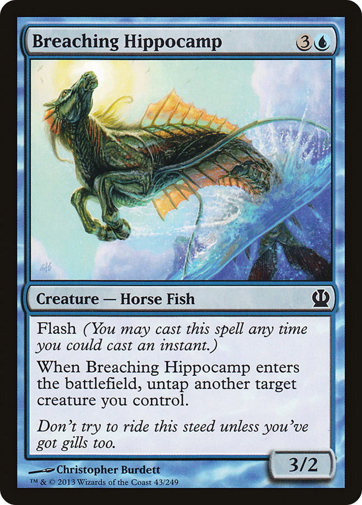 Hippocampe en brèche (THS-043) - Theros Foil