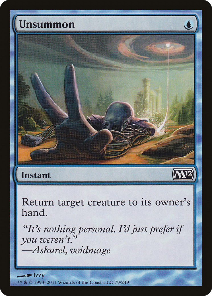 Unsummon (M12-079) - Magic 2012 Foil