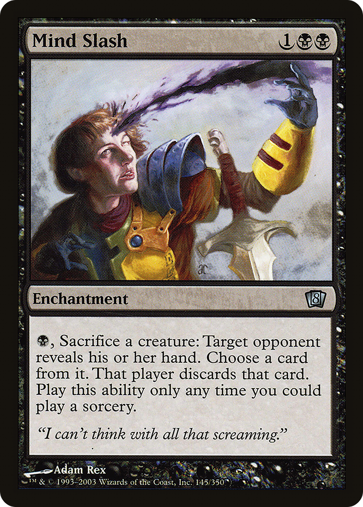 Mind Slash (8ED-145★) - Eighth Edition Foil