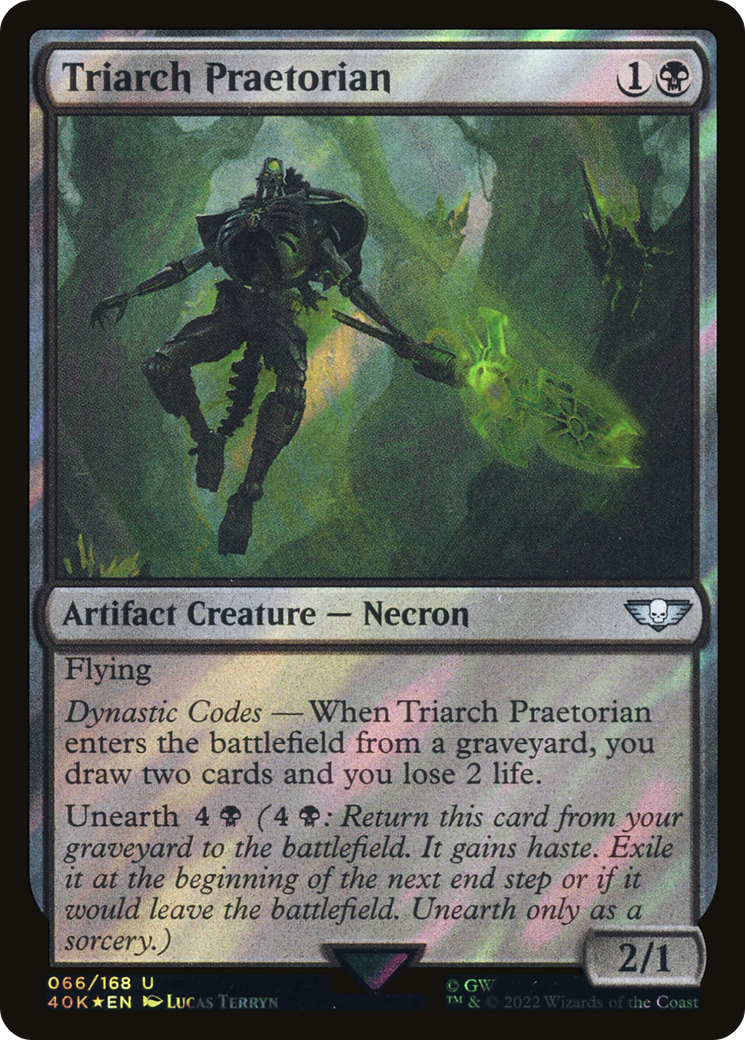 Triarch Praetorian (Surge Foil) (40K-066) - Warhammer 40,000 Commander Foil