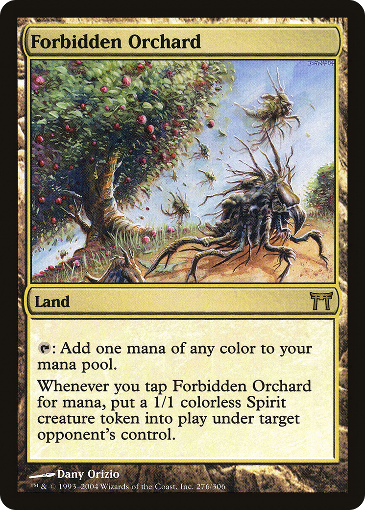 Forbidden Orchard (CHK-276) - Champions of Kamigawa Foil
