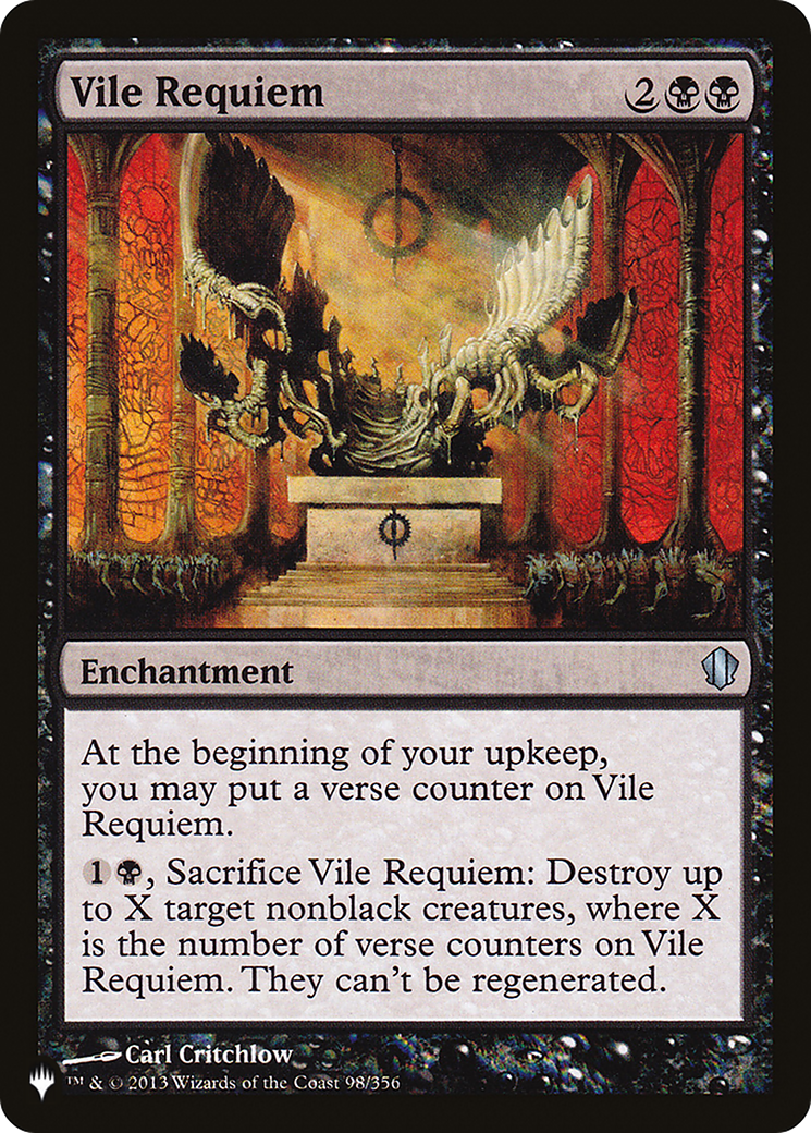 Vile Requiem (LIST-C13-98) - The List
