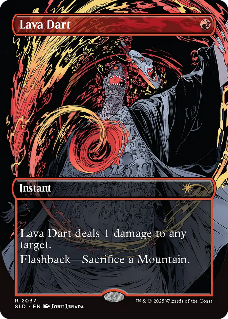 Lava Dart (SLD-2037) - Secret Lair Drop (Borderless)
