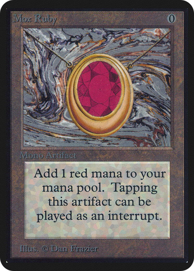 Mox Ruby (LEA-264) - Édition limitée Alpha