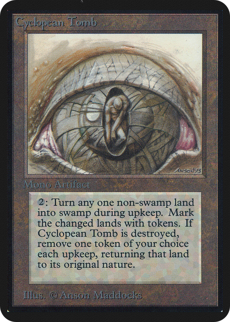 Cyclopean Tomb (LEA-) - Limited Edition Alpha