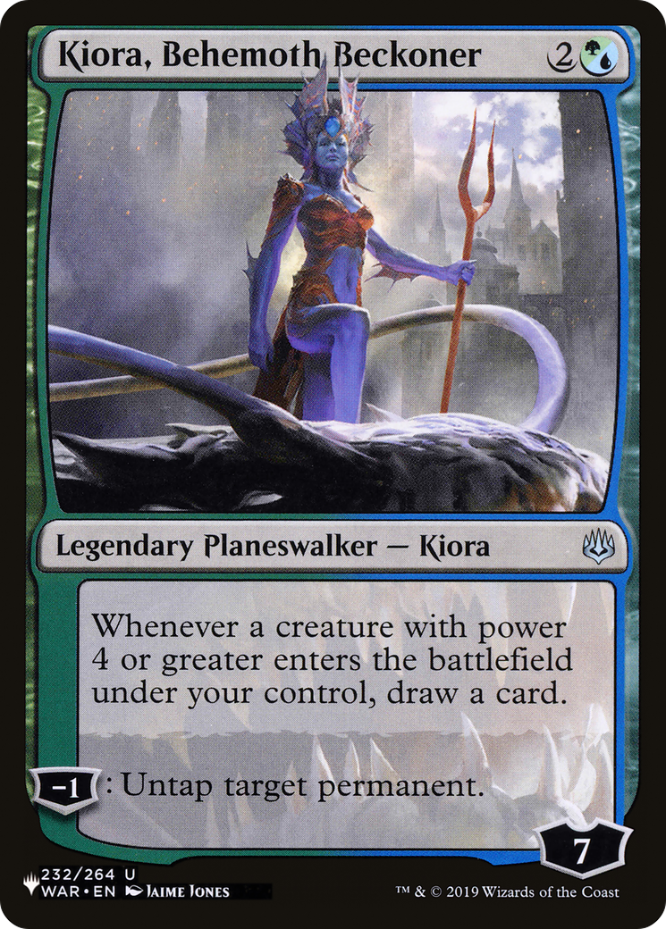Kiora, Behemoth Beckoner (LIST-WAR-232) - The List