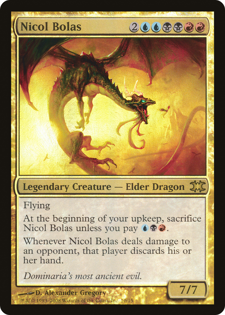 Nicol Bolas (DRB-010) - From the Vault : Dragons Foil