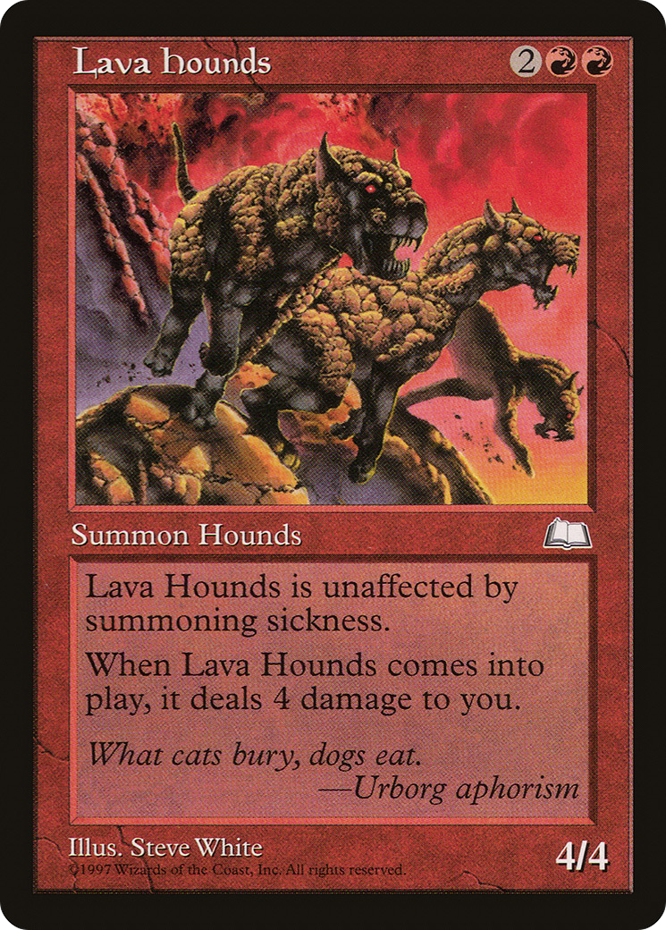 Les Chiens de lave (WTH-109) - Weatherlight